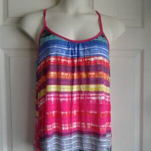 {one clothing} T back colorful tank top